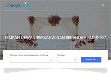 Tablet Screenshot of dewanperkahwinan.com